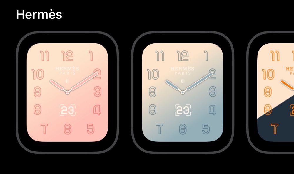 ｢watchOS 5.2 beta 3｣では｢Apple Watch Hermès｣で新たな文字盤が利用可能に