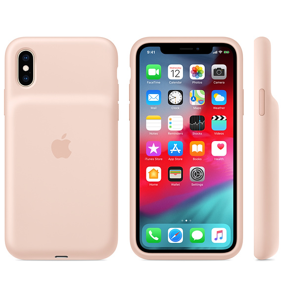 Apple、｢iPhone XS/XS Max｣向け｢Smart Battery Case｣に新色のピンクサンドを追加