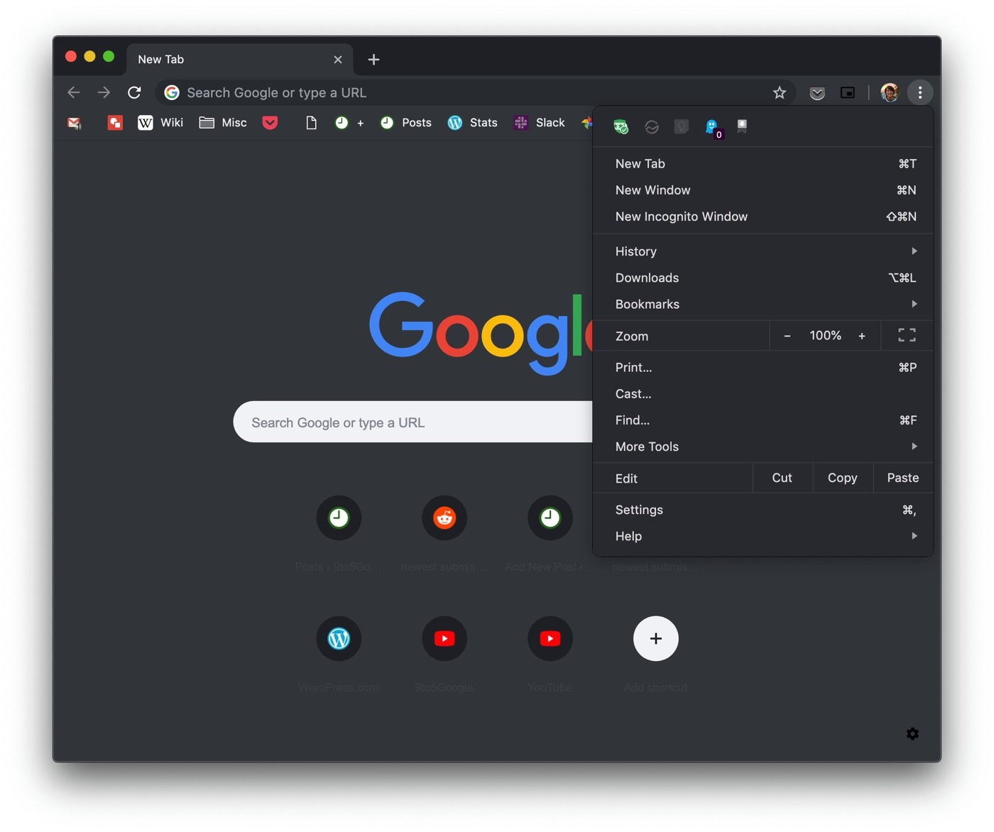 Google、macOSのダークモードに対応した｢Chrome 73｣をリリース
