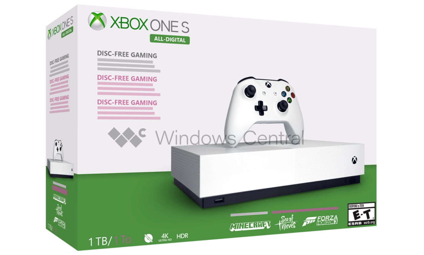 ディスクレス｢Xbox One S｣は5月7日に発売か − 製品画像も明らかに