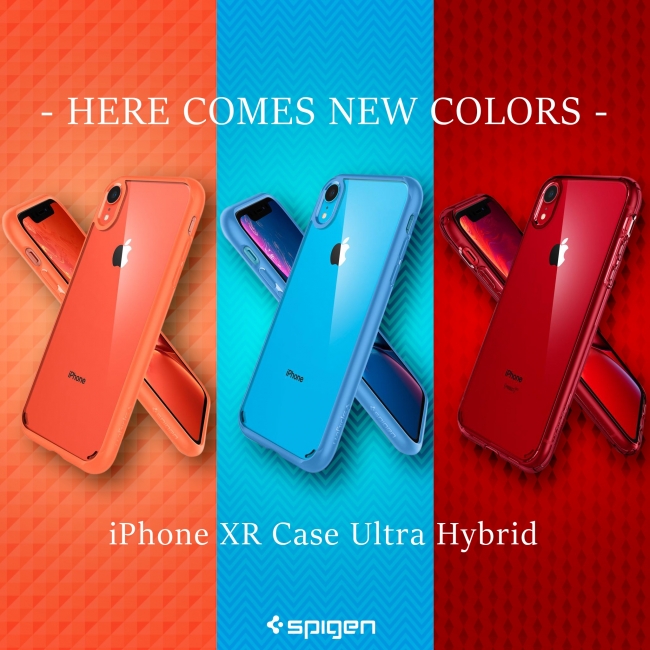 Spigen、人気No.1耐衝撃ケース｢ウルトラ・ハイブリッド｣に｢iPhone XR｣にマッチした新色を追加