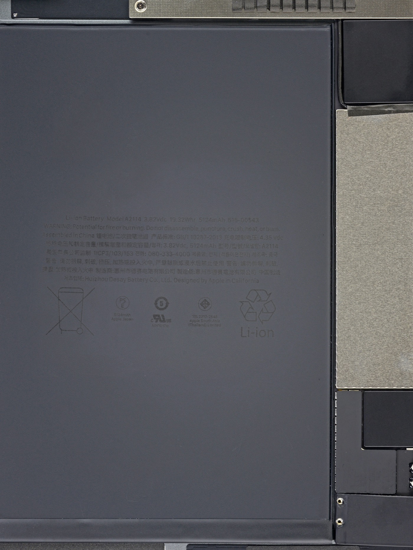 Ifixit 内部が透けて見えるような壁紙の Ipad Mini 第5世代 版を