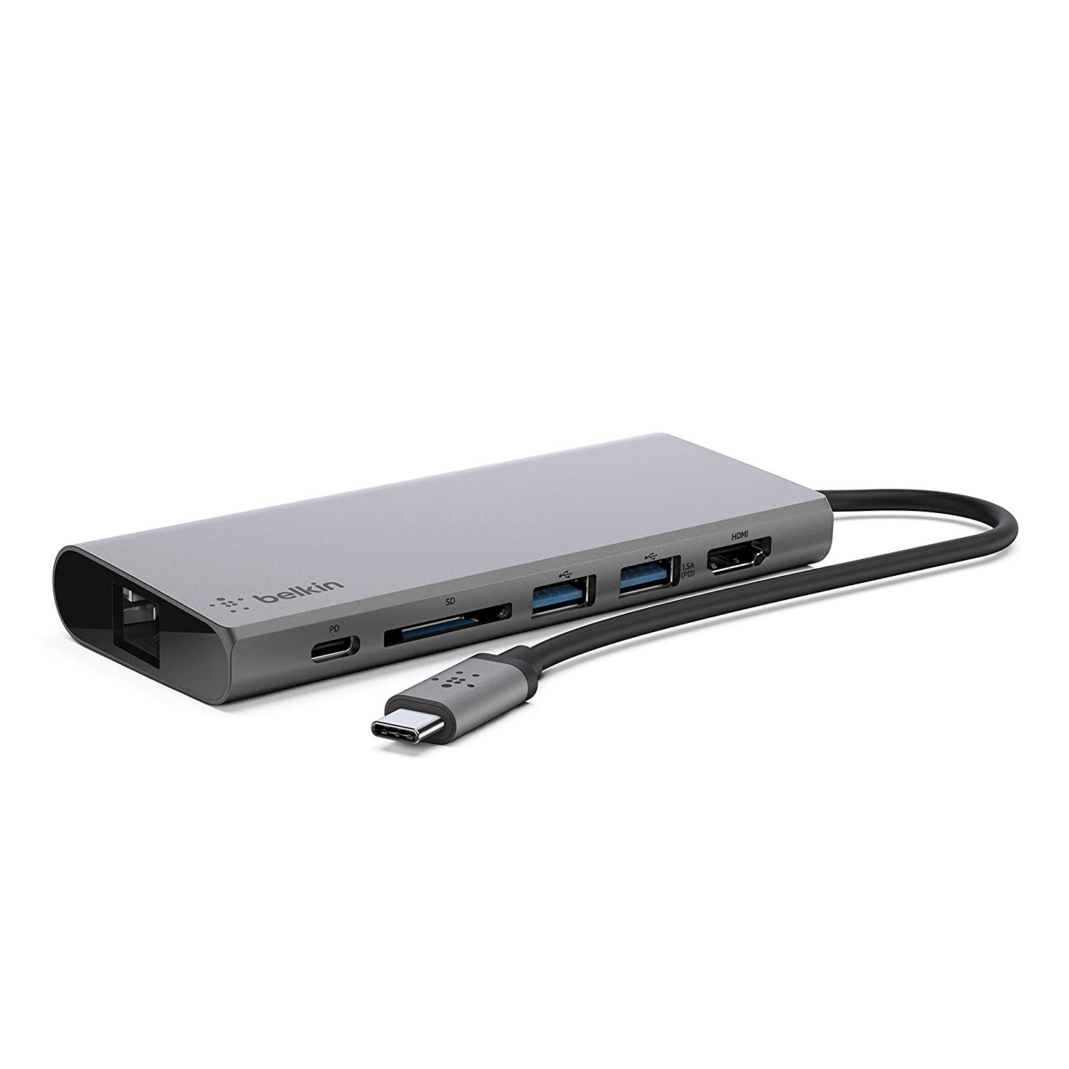 Belkin、手の平サイズの万能USB-Cマルチハブ｢USB-C マルチメディアハブ｣を5月31日に発売へ