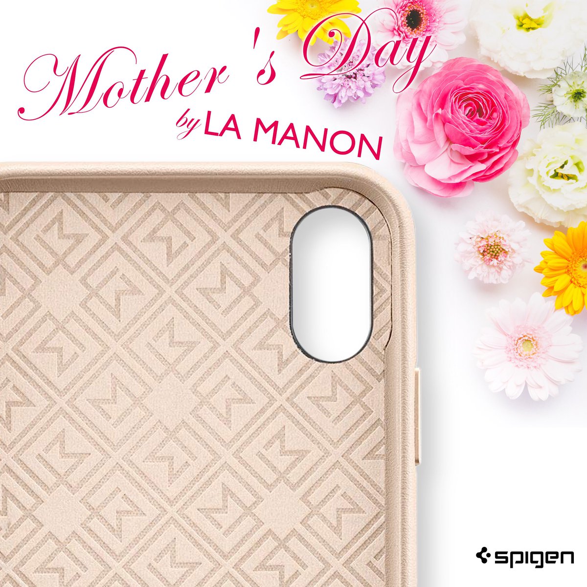 Spigen、新ブランド｢LA MANON｣のiPhone用ケースを12％オフで販売する母の日セールを開催中