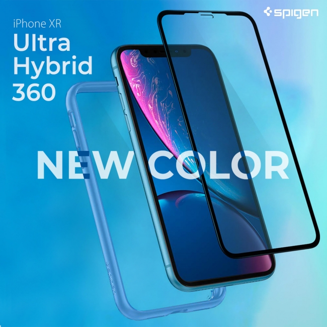 Spigen、｢ウルトラ･ハイブリッド 360｣のiPhone XR用に新色のブルーを追加 − 25％オフで販売中