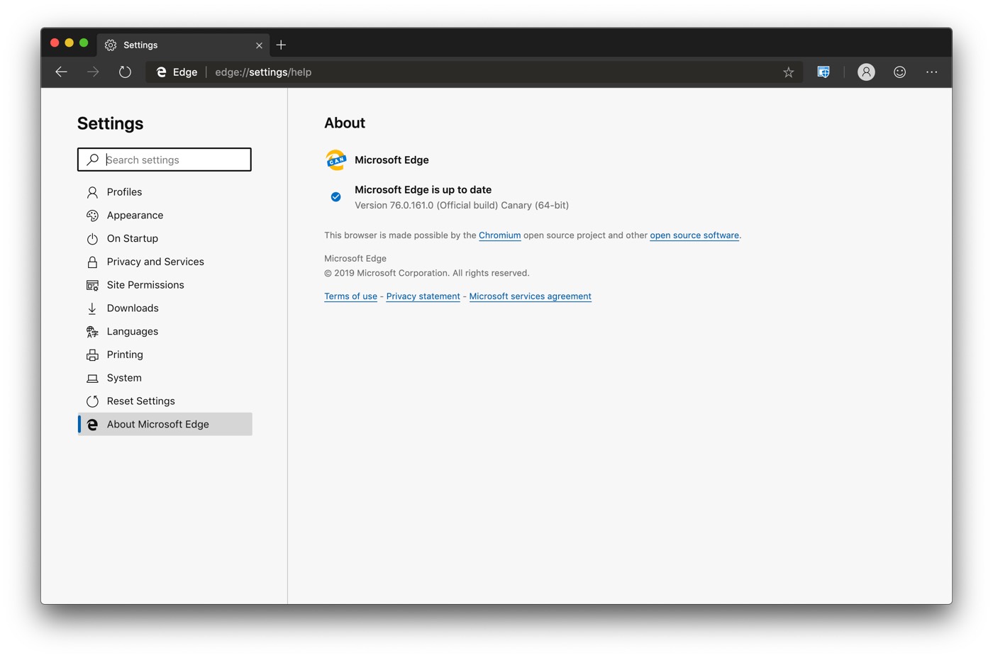 ｢Microsoft Edge for Mac｣の新たなCanary/Devビルドが非公式でダウンロード可能に