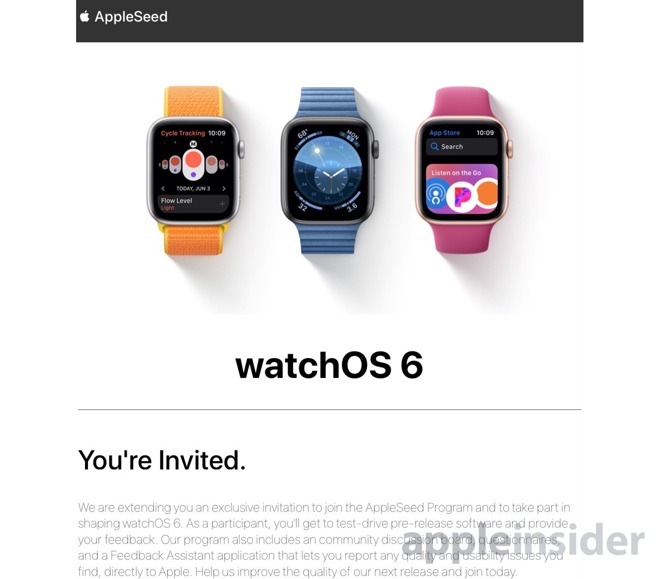 Apple、｢watchOS 6｣のパブリックベータ版を一部の招待テスターにのみ提供
