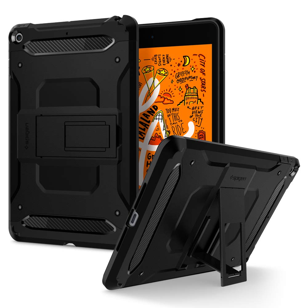 Spigen、｢iPad mini 5｣用の耐衝撃ケース｢タフ･アーマー テック｣に新色のブラックモデルを追加