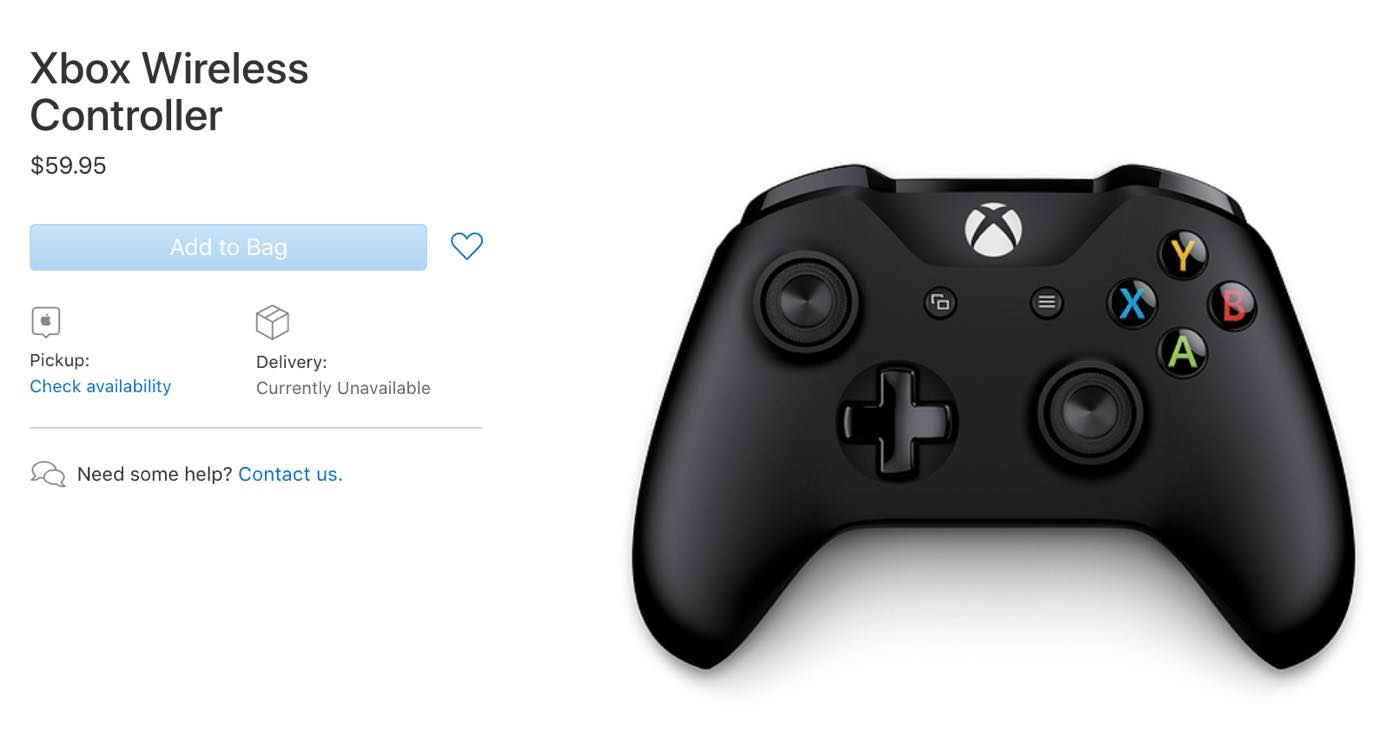 Apple、公式オンラインストアでMicrosoftの｢Xbox ワイヤレスコントローラー｣を販売へ