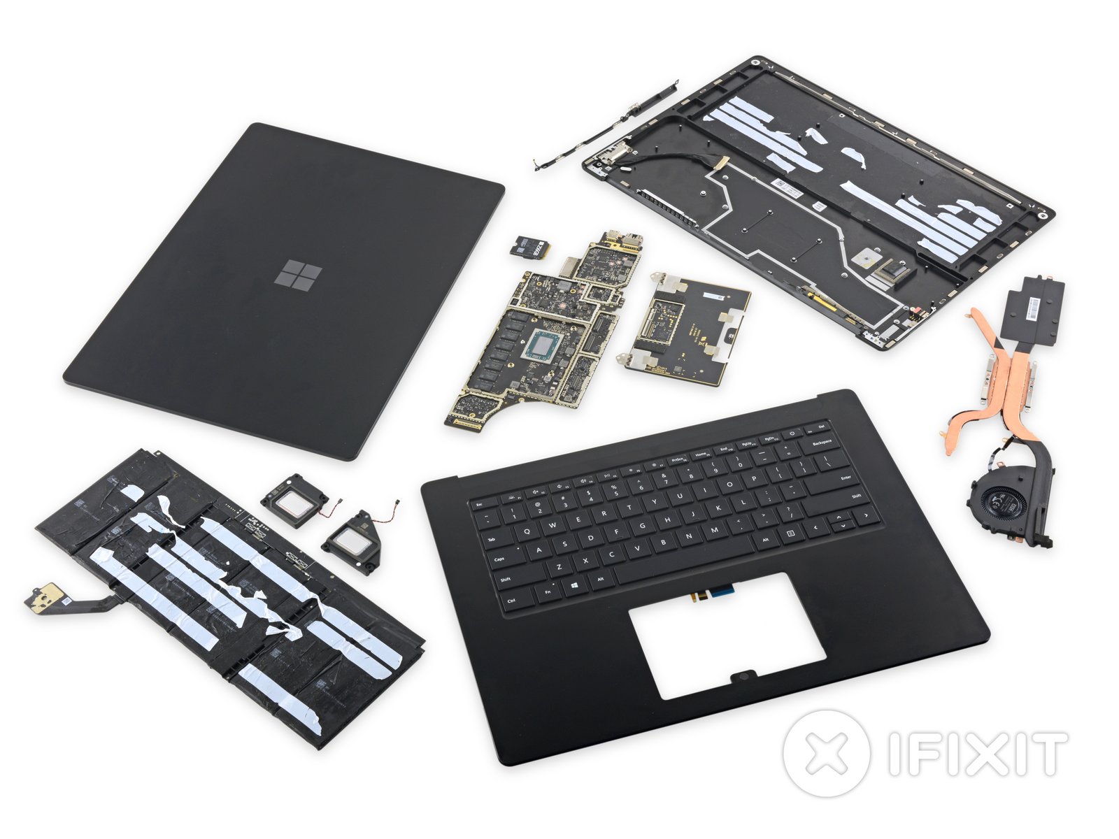 iFixit、｢Surface Laptop 3｣の15インチモデルの分解レポートを公開