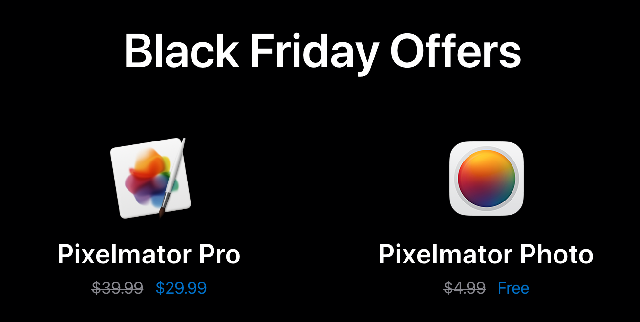 iPad向けフォトエディタ｢Pixelmator Photo｣が24時間限定で無料に − Mac向け画像編集アプリ｢Pixelmator Pro｣も25％オフ
