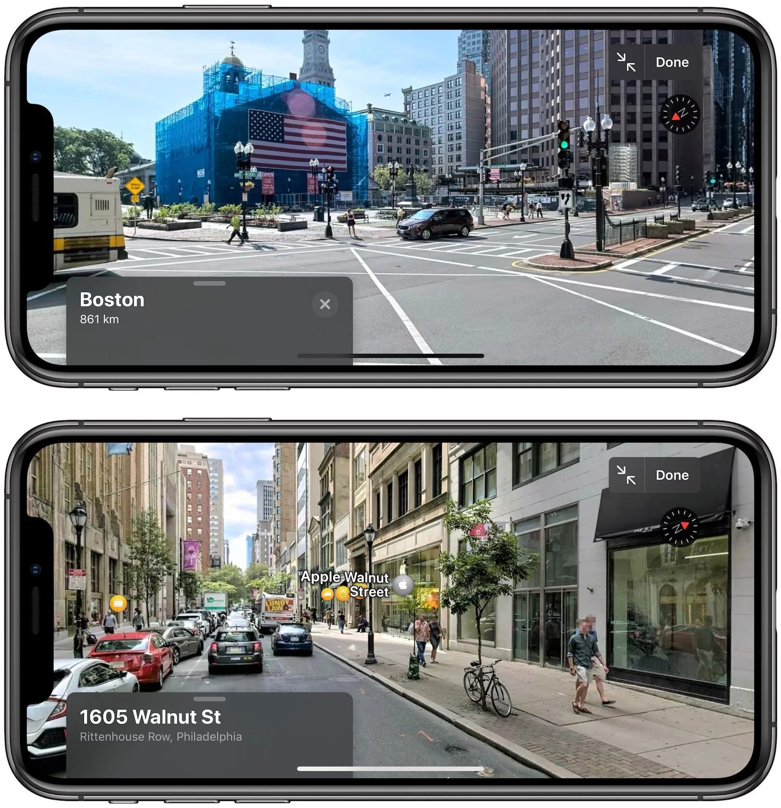 Apple版ストリートビューの｢Look Around｣機能がボストンなどの3都市で新たに利用可能に