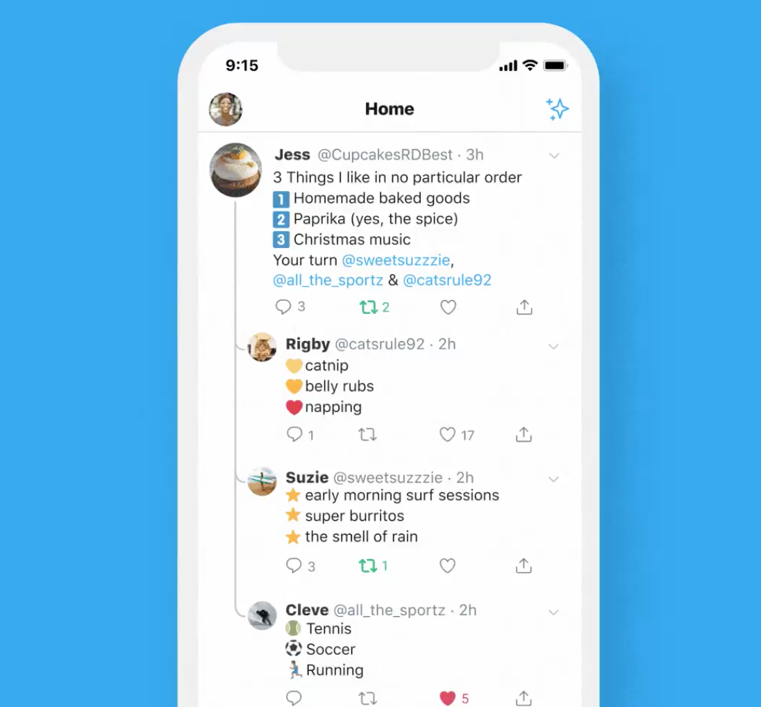 Twitter Ios向け公式アプリでリプライをツリー形式で表示する新たなレイアウトを導入 気になる 記になる