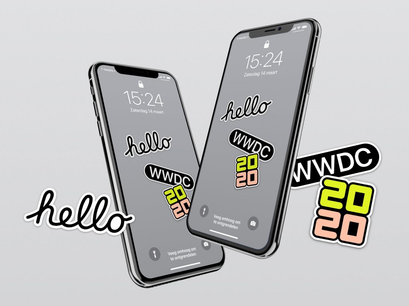 「WWDC 2020」デザインのiPhone•iPad向け壁紙
