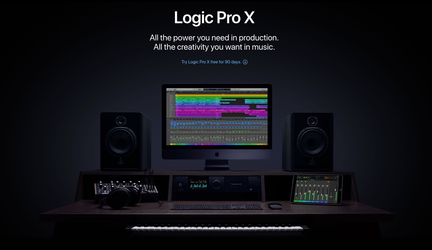 Apple、｢Logic Pro X｣の無料トライアル版を提供開始