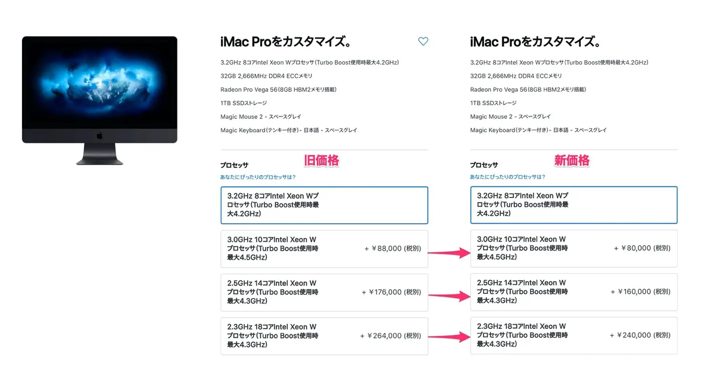 Apple Macのcto価格を改定 日本では約10 の値下げ 気になる 記になる