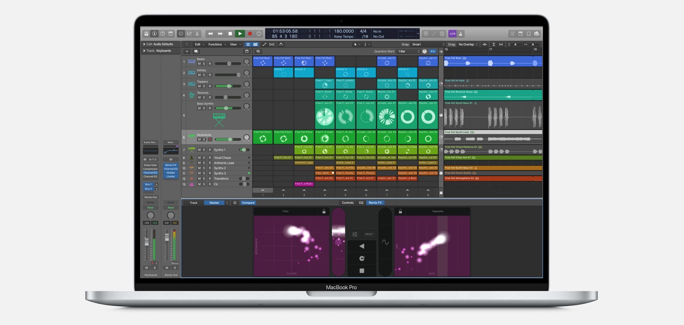 Apple、近い将来に｢Logic Pro X｣にiPad用｢GarageBand｣で人気の｢Live Loops｣機能を追加か