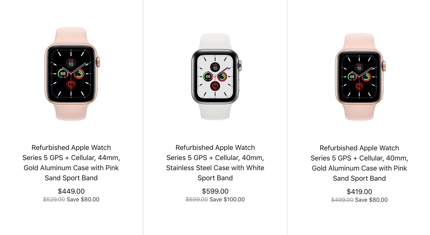 Apple、米国で｢Apple Watch Series 5｣の整備済み品を販売開始