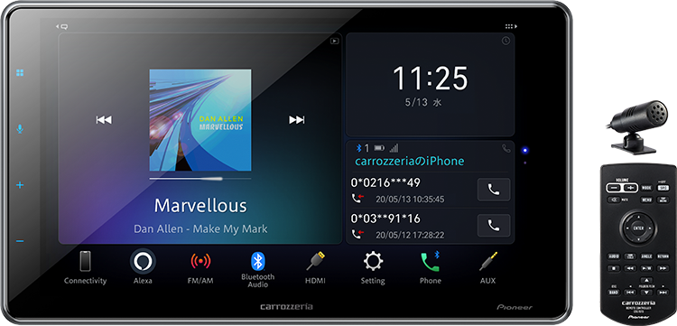パイオニア Apple Carplay と Android Auto と Amazon Alexa に対応した新型ディスプレイオーディオ2機種を発表 気になる 記になる