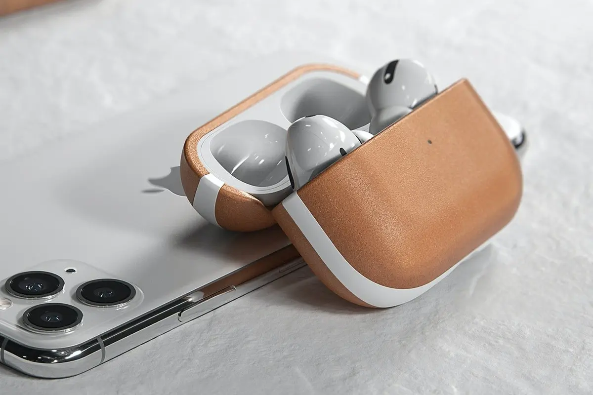 MacPerfect、｢NOMAD Rugged Case for AirPods Pro｣のナチュラルカラー