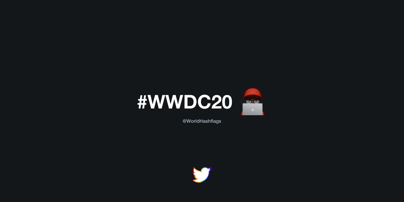 Twitterで｢WWDC20｣の絵文字が期間限定で利用可能に