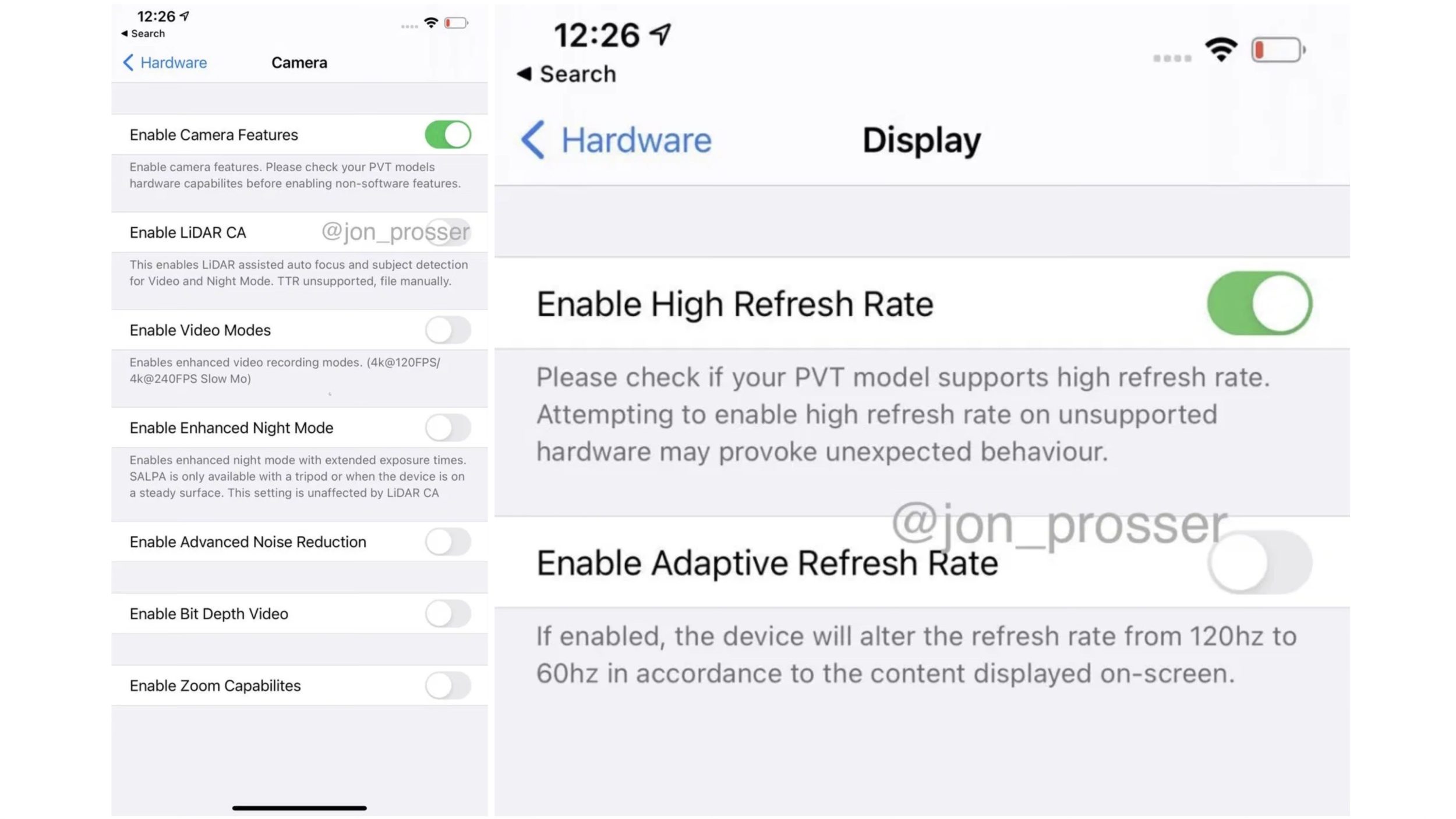 Iphone 12 Pro Max はやはり1hzディスプレイを搭載か 可変リフレッシュレート機能もオン オフ可能に 気になる 記になる