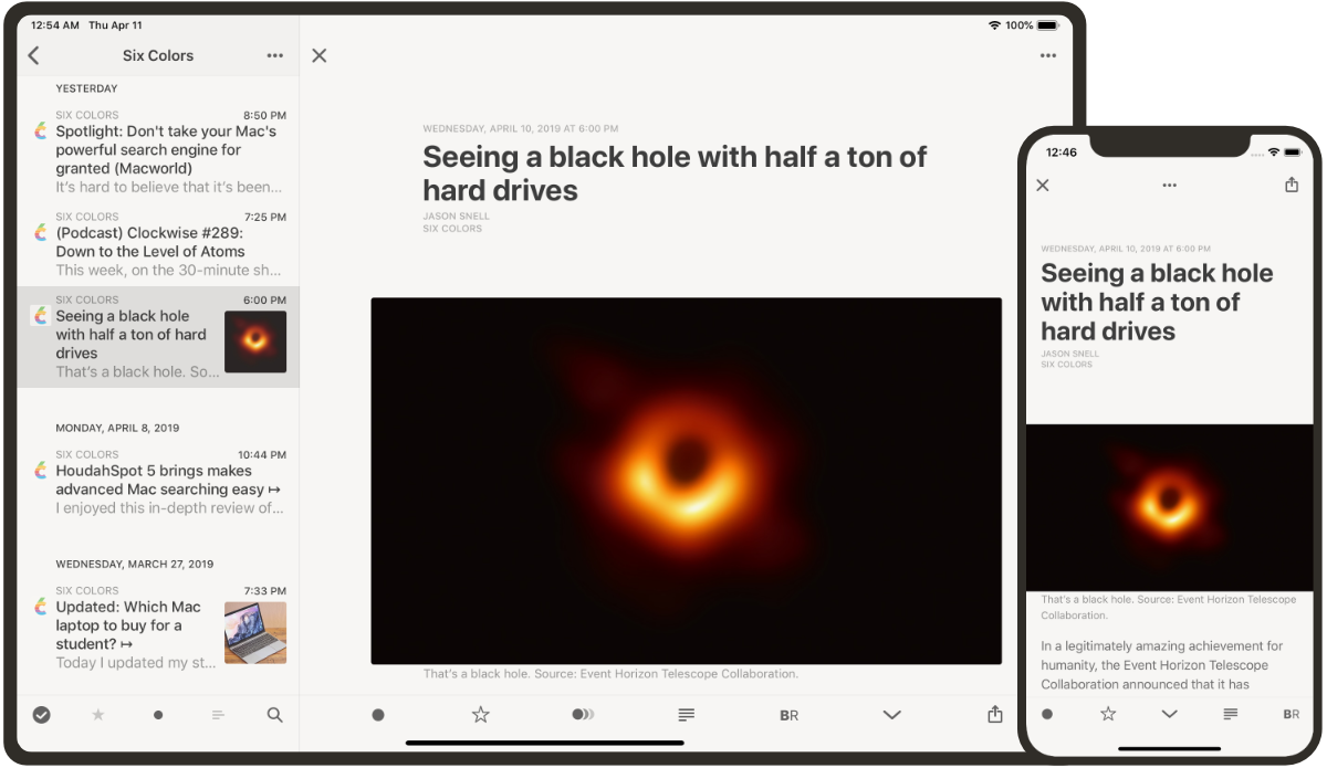 人気rssリーダーアプリ Reeder 4 が無料化 気になる 記になる