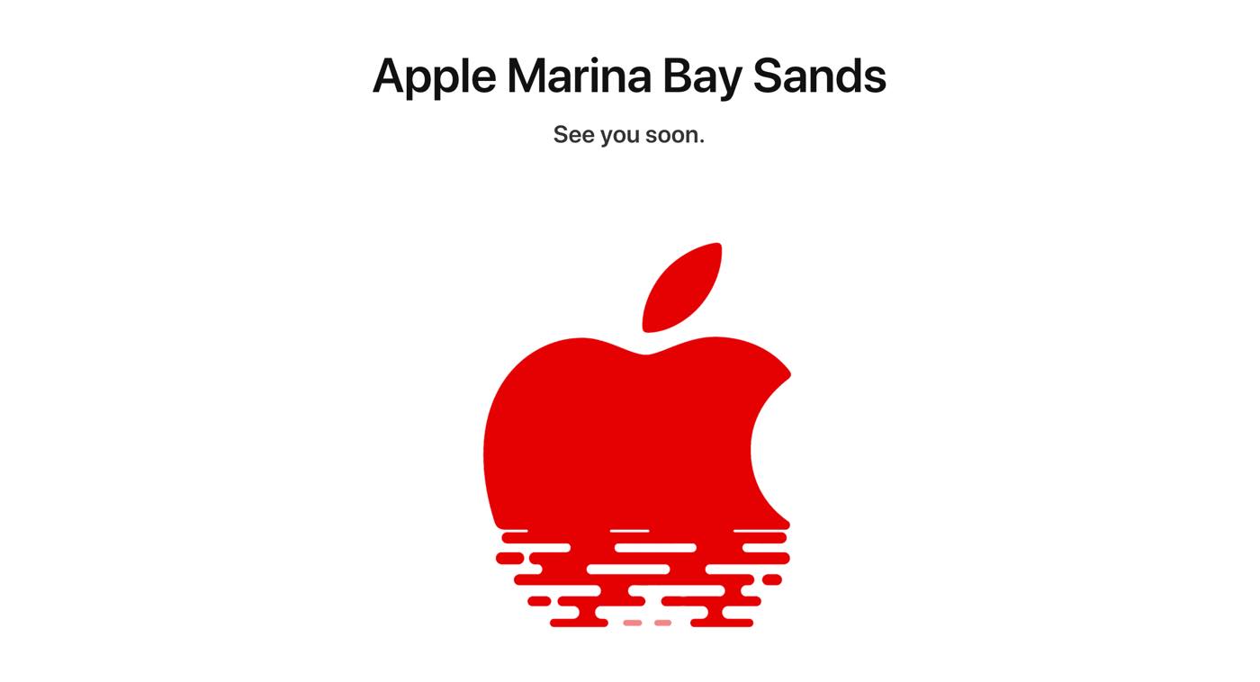 ｢Apple Marina Bay Sands｣はまもなくオープンか − 球体のラッピングが剥がされる