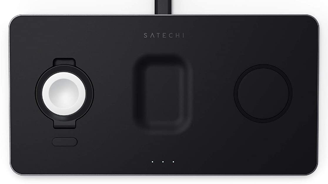 Satechi、Apple WatchとiPhoneとAirPodsを同時充電可能なワイヤレス充電パッドを販売開始