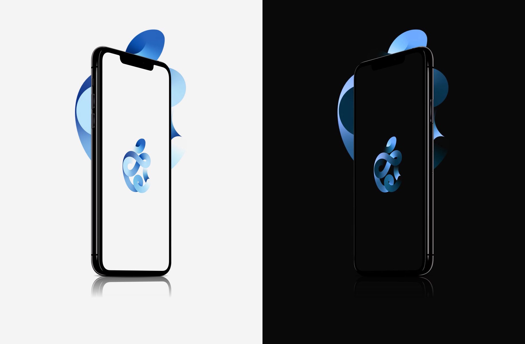 9月15日開催のAppleの発表イベントのロゴデザインの壁紙