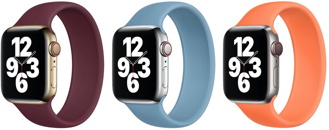 Apple、｢Apple Watch｣用バンド｢スポーツバンド｣と｢ソロループ｣に3色の新カラーモデルを追加