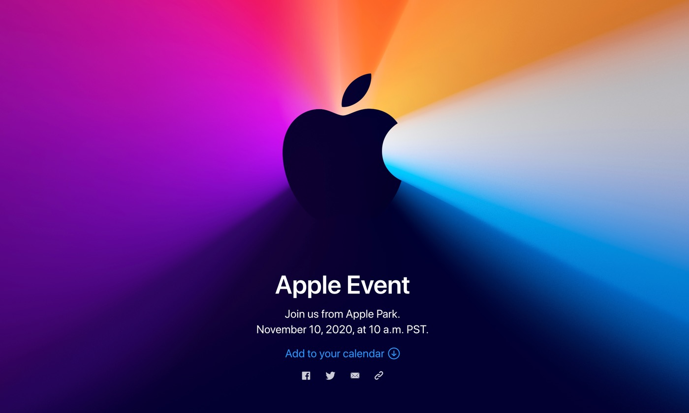 Apple、11月10日に発表イベント｢One more thing.｣を開催へ − Apple Silicon搭載Macを発表か