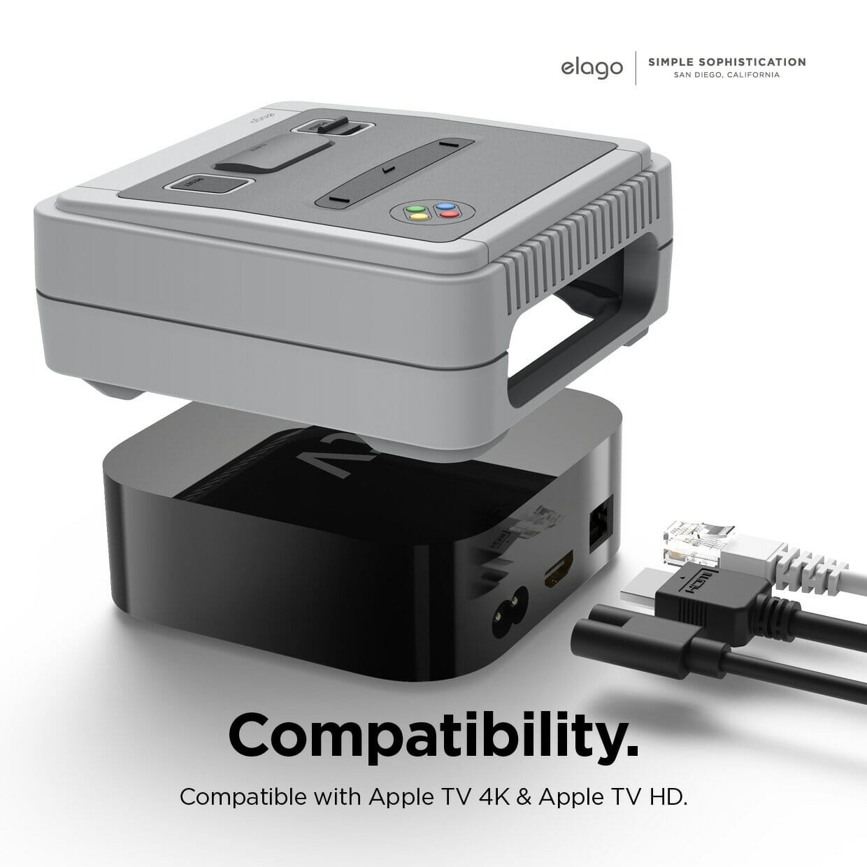 Elago Apple Tv の見た目をスーファミ風にしてしまうケース T4 Apple Tv Case を発表 気になる 記になる