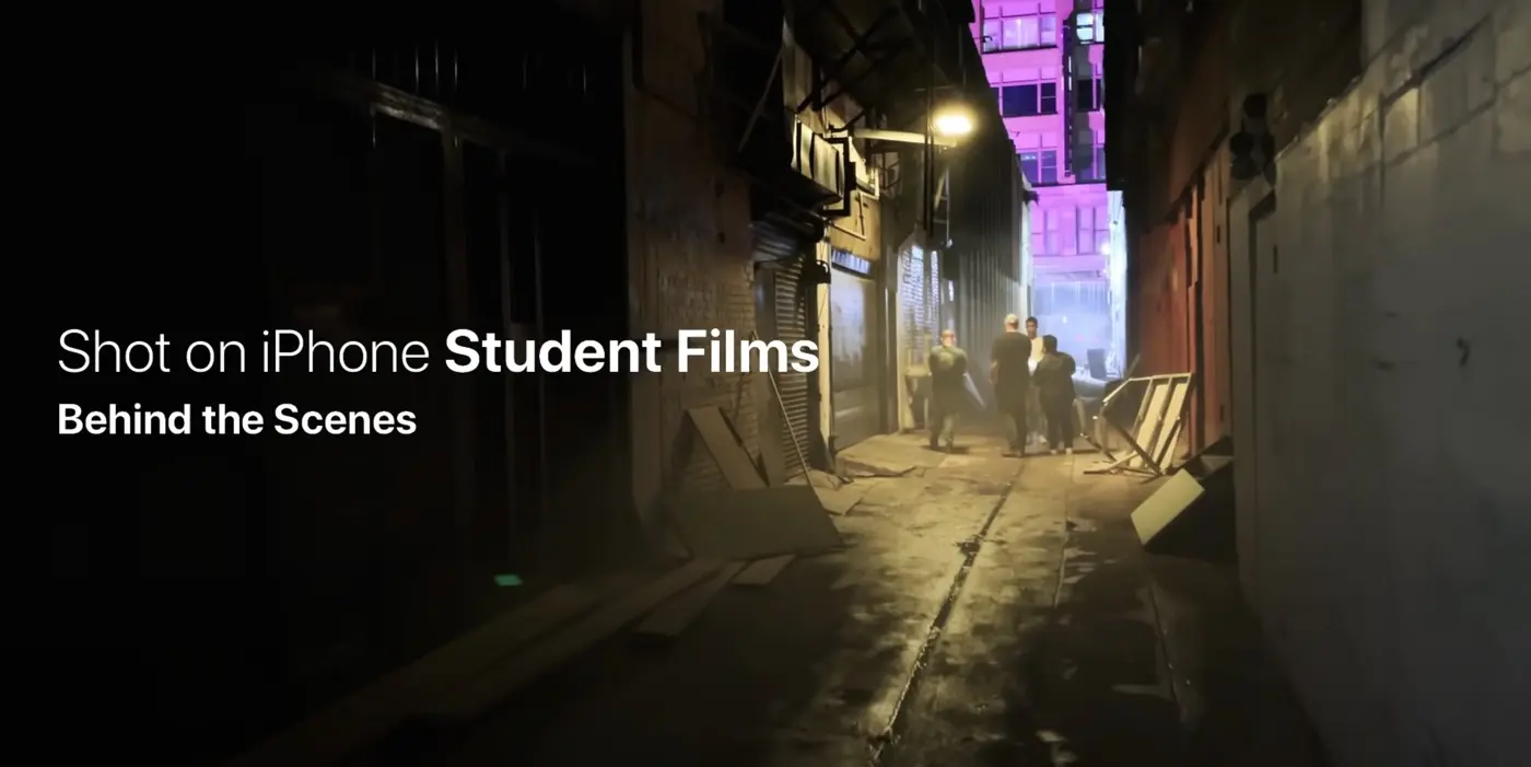 米apple 学生の映画監督がiphoneを使って撮影する様子をまとめた Shot On Iphone Student Films Behind The Scenes を公開 気になる 記になる