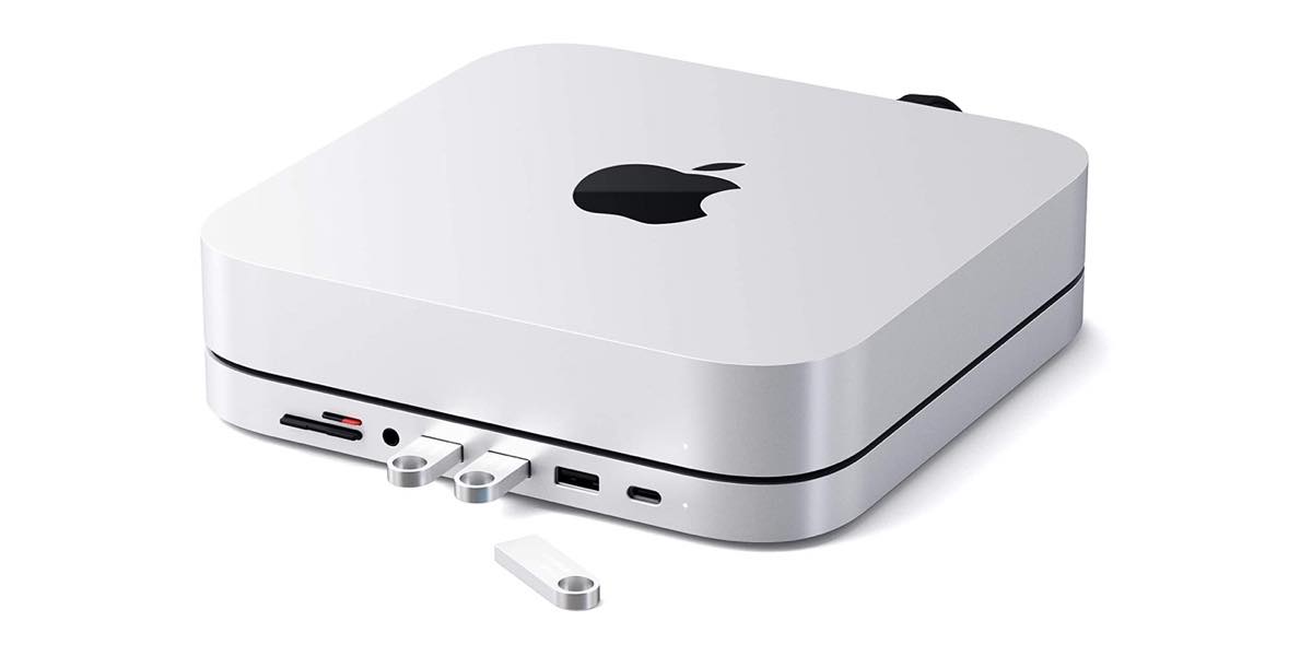 Satechi、｢Mac mini｣用のスタンド＆USB-Cハブのシルバーモデルを販売開始