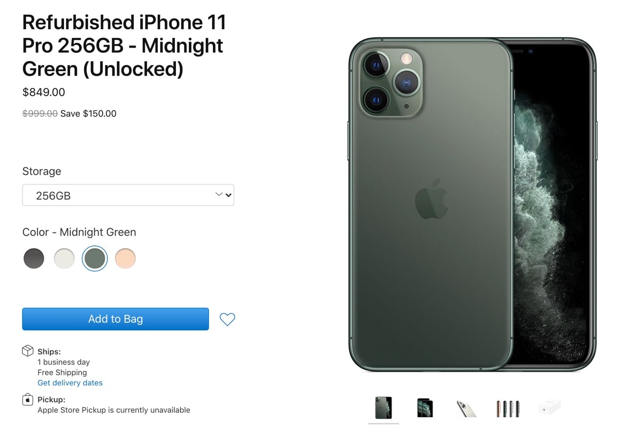 Apple、米国で｢iPhone 11｣シリーズの整備済み品を販売開始 | 気になる、記になる…