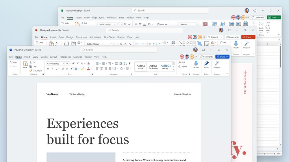 Microsoft、デザインを刷新した｢Office｣のプレビュー版の配信を来週に延期
