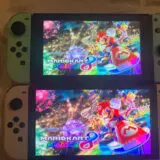 ｢Nintendo Switch (有機ELモデル)｣と通常モデルのディスプレイの比較画像が登場