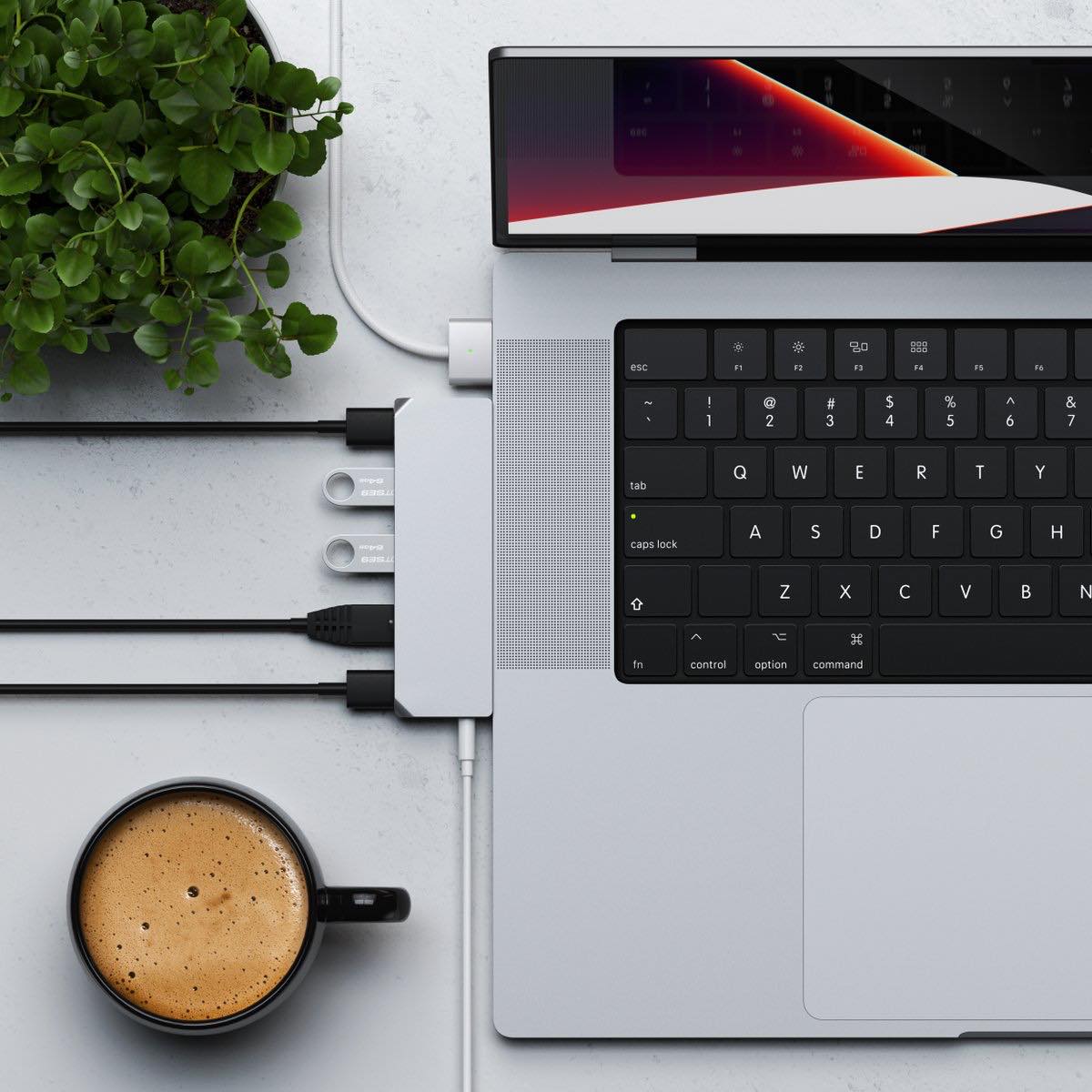 Satechi、USB4ポートを含む6ポートを搭載した｢MacBook Pro｣向けハブ｢PRO ハブ ミニ｣を2月中旬に国内でも発売へ