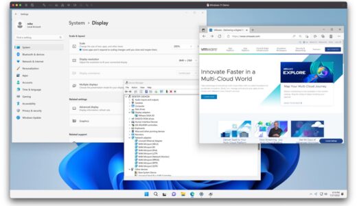 VMware Fusion、最新のプレビュー版でAppleシリコン搭載Macでの｢Windows 11｣の動作に対応