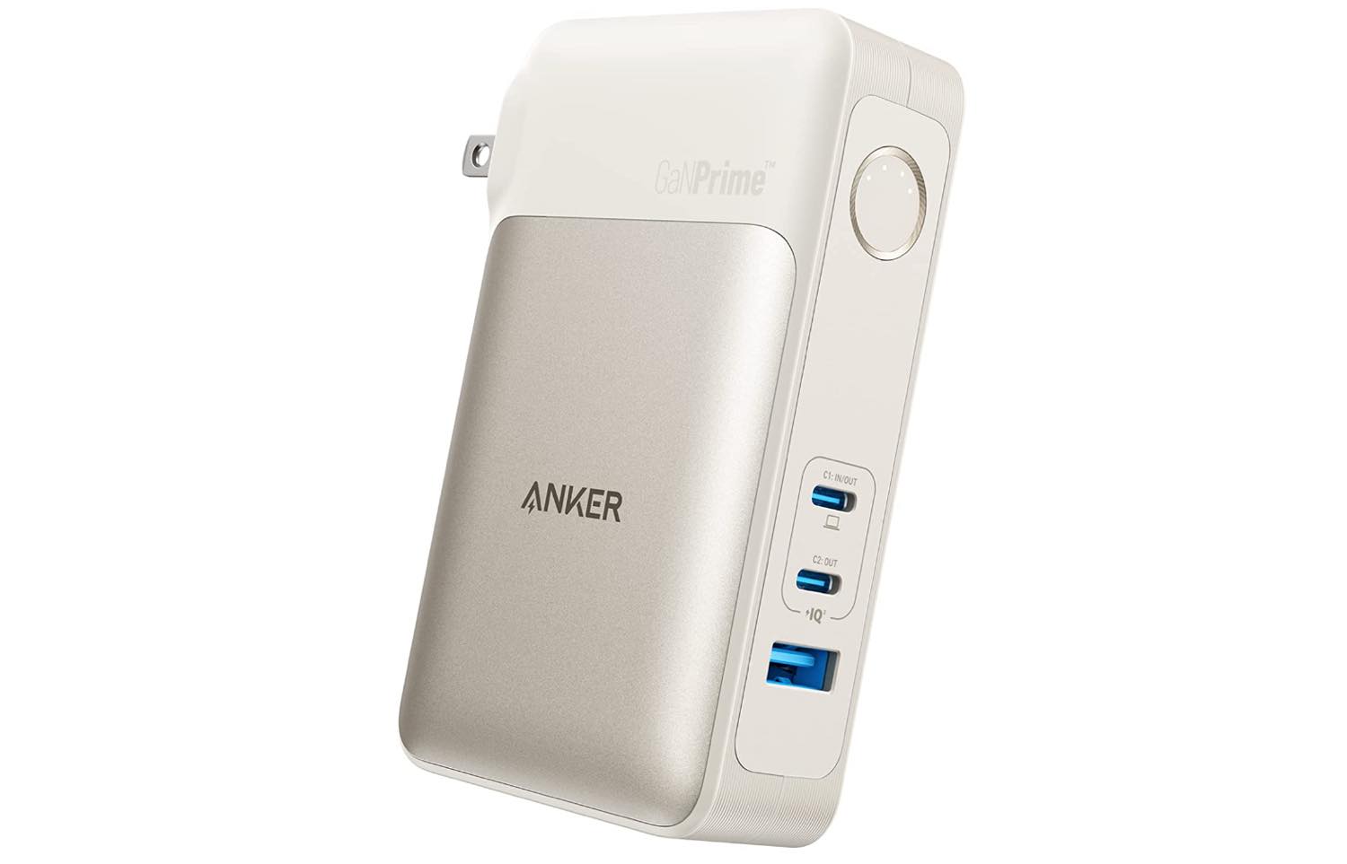 Anker、1台3役のバッテリー搭載USB急速充電器｢Anker 733 Power Bank (GaNPrime PowerCore 65W)｣のゴールドモデルを発売