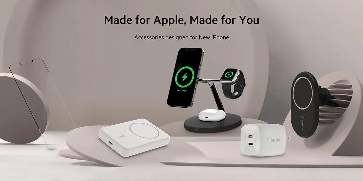 Belkin、｢iPhone 14｣対応の充電器や保護フィルムなどを5％オフで販売するセールを開催中