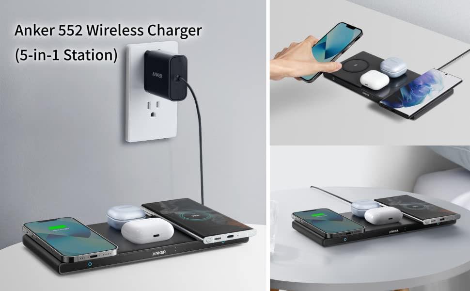 Anker、5台を同時充電可能なワイヤレス充電ステーション｢Anker 552 Wireless Charger (5-in-1 Station)｣を発売