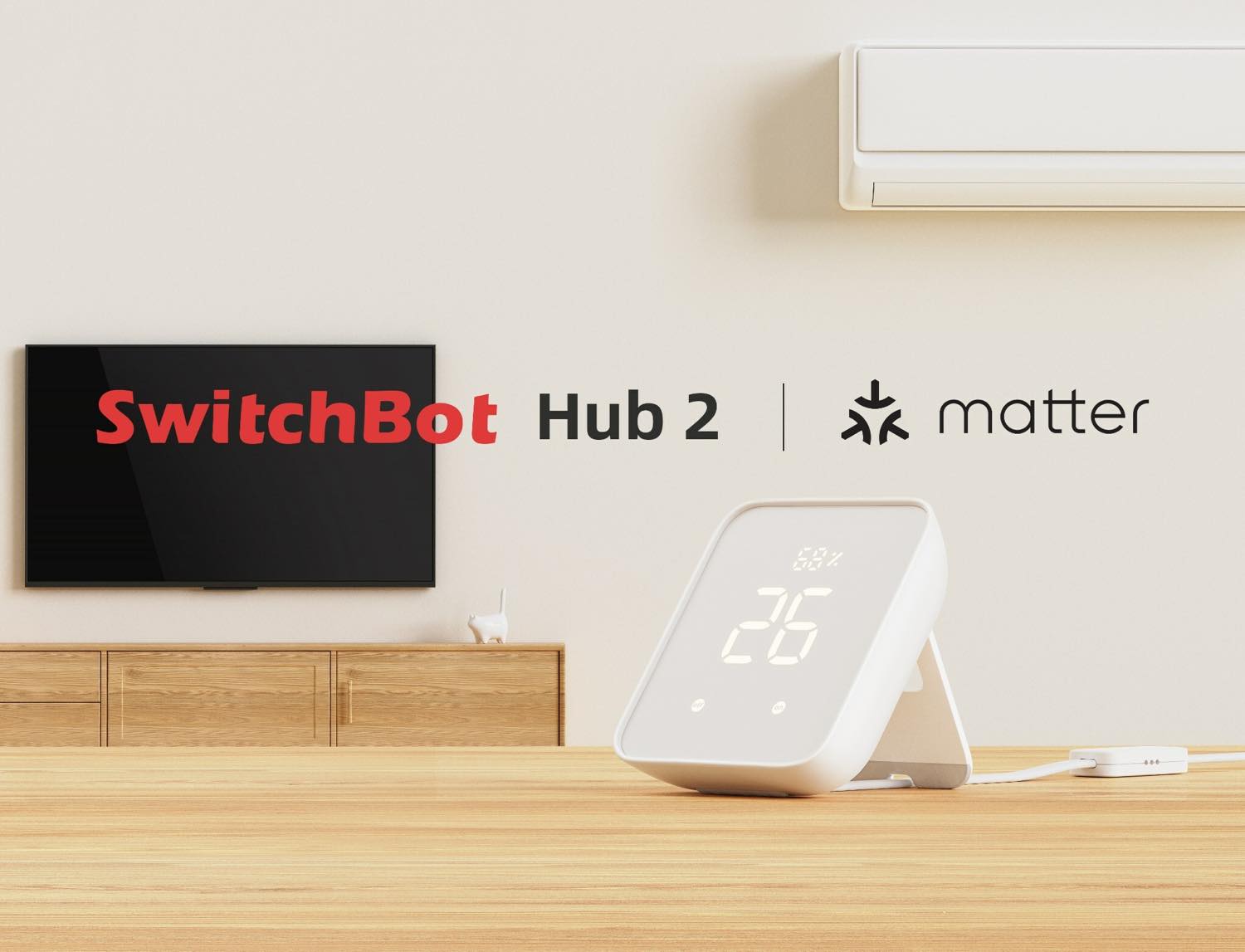 SwitchBot、Matter対応の新型ハブ｢SwitchBot Hub 2｣を発表