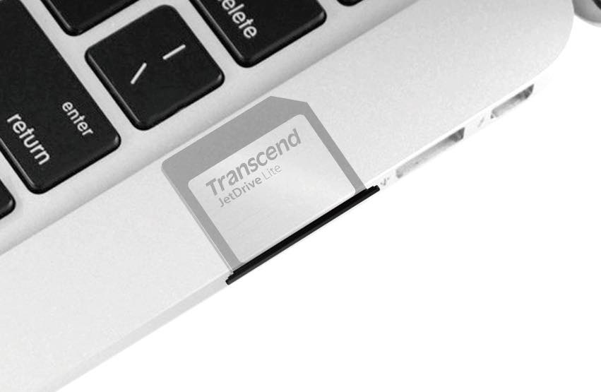 出っ張らない｢MacBook Air｣専用拡張ストレージカード｢JetDrive Lite 130｣に512GBモデルが登場
