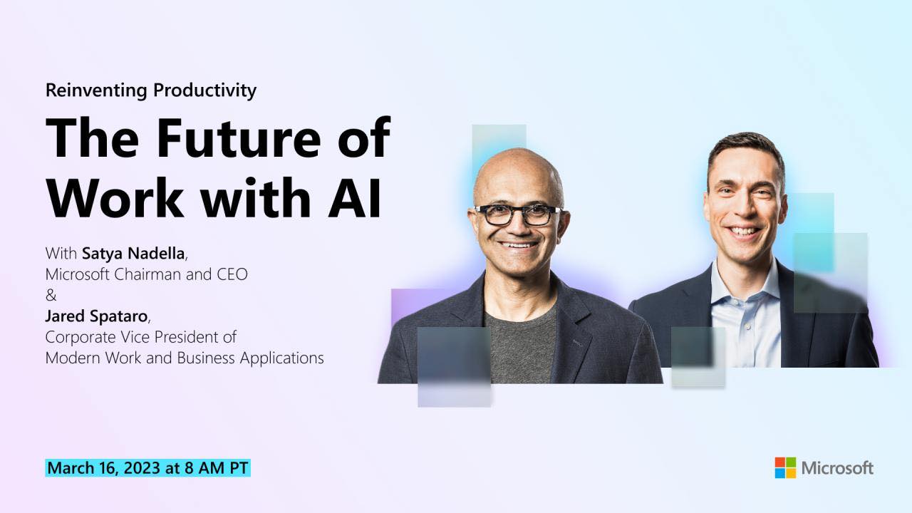 米Microsoft、3月17日に｢AIがもたらす仕事の未来｣と題したオンラインイベントを開催へ