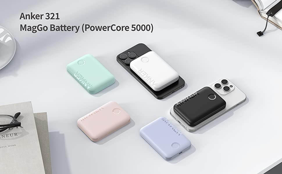 Anker、MagSafe対応iPhone向けモバイルバッテリーの新モデル｢Anker 321 MagGo Battery (PowerCore 5000)｣を発売