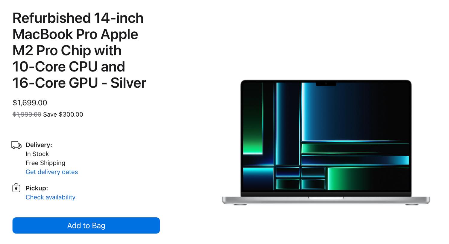 Apple、米国で｢MacBook Pro 14/16インチ (2023)｣の整備済み品を販売開始