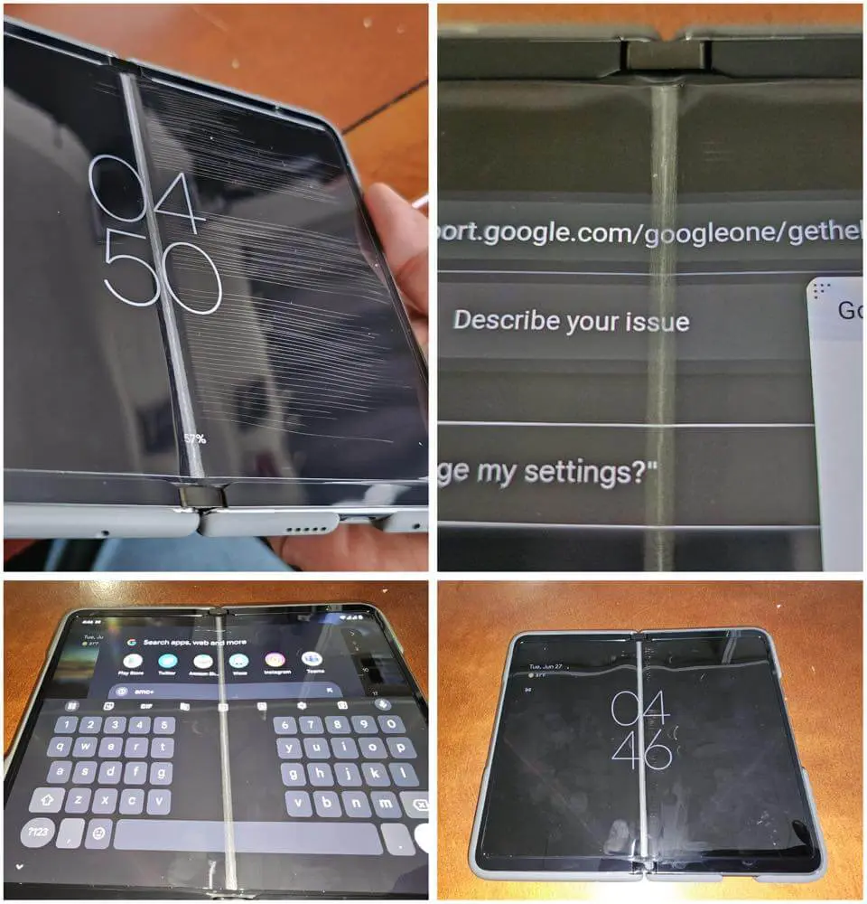 google pixel fold ポーセリン インナーディスプレイ不可（Pixel