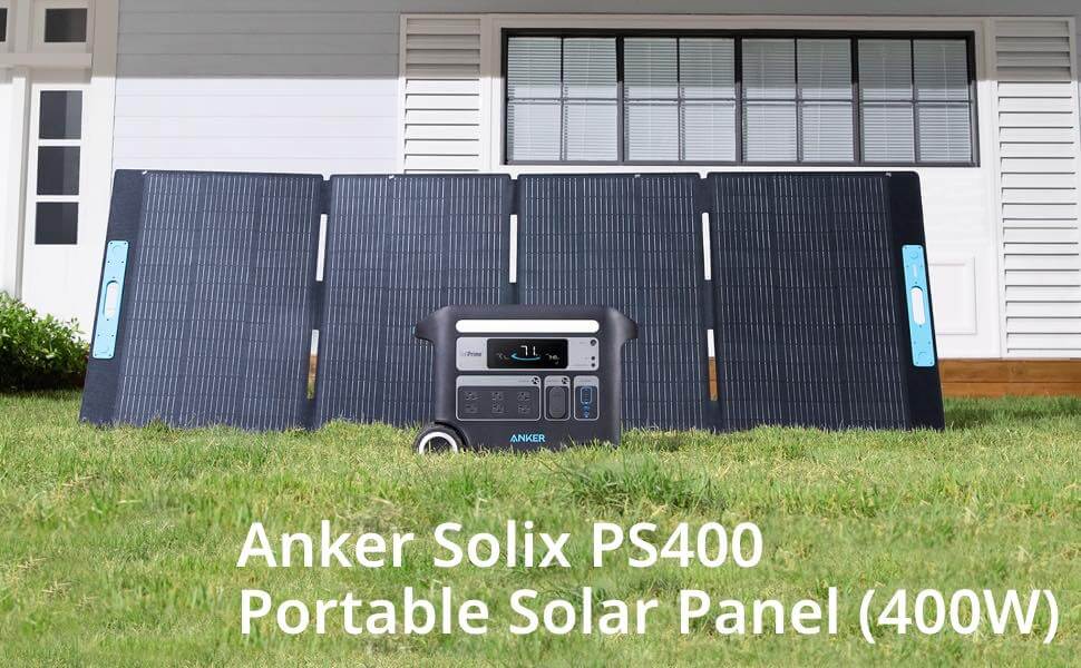 Anker、最高出力400Wのソーラーパネル「Anker Solix PS400 Portable Solar Panel」を発売